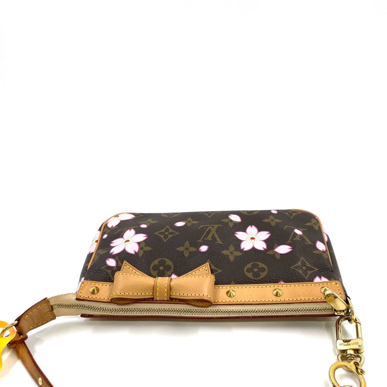 Louis Vuitton x Takashi Murakami Cherry Blossom on Brown Monogram Pochette Accessoire