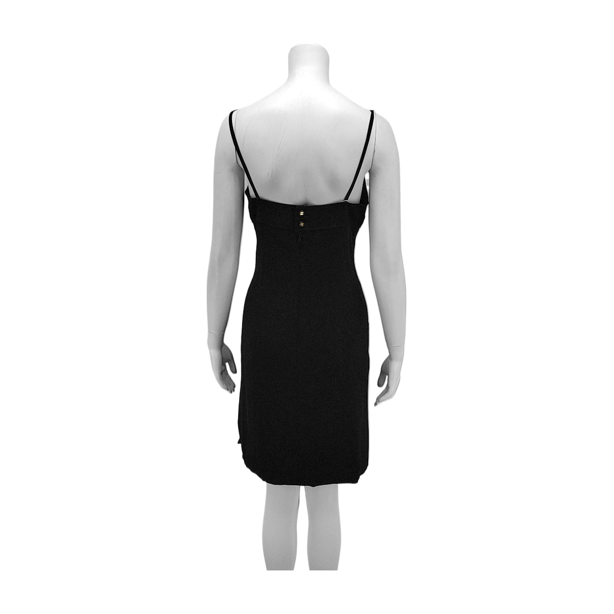 Chanel LBD Little Black Dress Sleeveless Dress