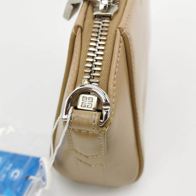 Sold Givenchy Antigona Nano Beige Calf Leather Crossbody Bag