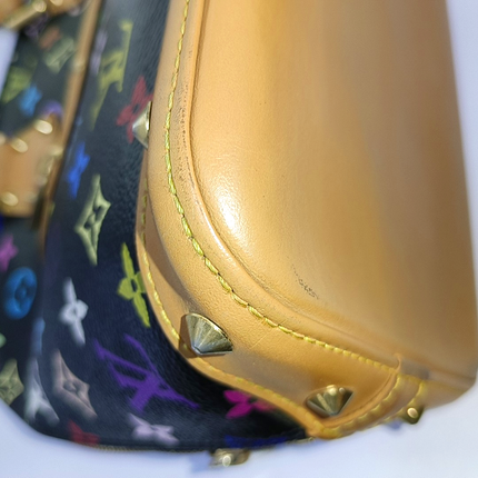 Louis Vuitton x Takashi Murakami Alma Small Black Multicolor