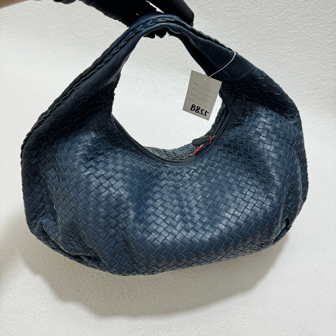 Bottega Veneta Belly Hobo Intrecciato Navy Large 47cm