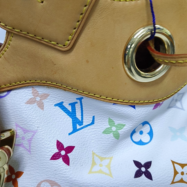 Louis Vuitton x Takashi Murakami Ursula Shoulder Bag White Multicolor