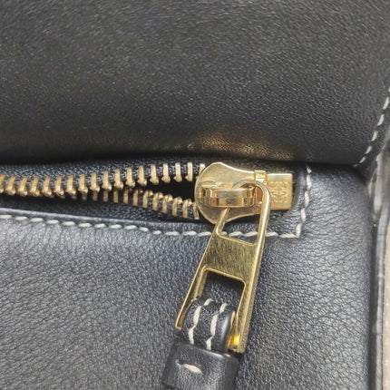 Loewe Puzzle Medium Tricolor Black Yellow Calfskin leather bag