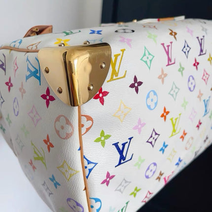 Louis Vuitton x Takashi Murakami Speedy 40 White Multicolor
