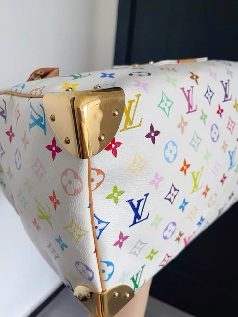 Louis Vuitton x Takashi Murakami Speedy 40 White Multicolor