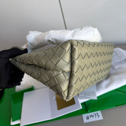 Bottega Veneta Small Andiamo Travertine Handbag