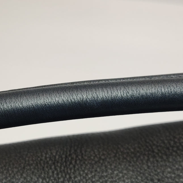 Loewe Puzzle Small Black Grained Leather White Logo