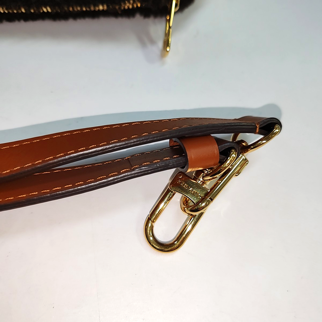 Louis Vuitton Speedy Bandouliere 25 Teddy Shearling Giant Monogram Crossbody Bag