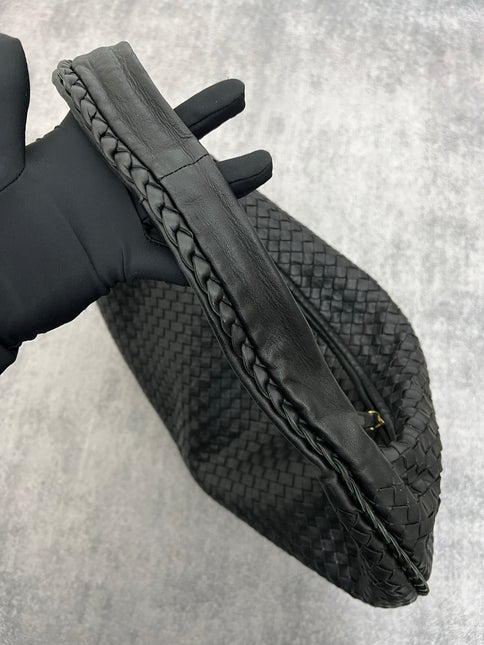Bottega Veneta Veneta Hobo Maxi Black Leather 52cm