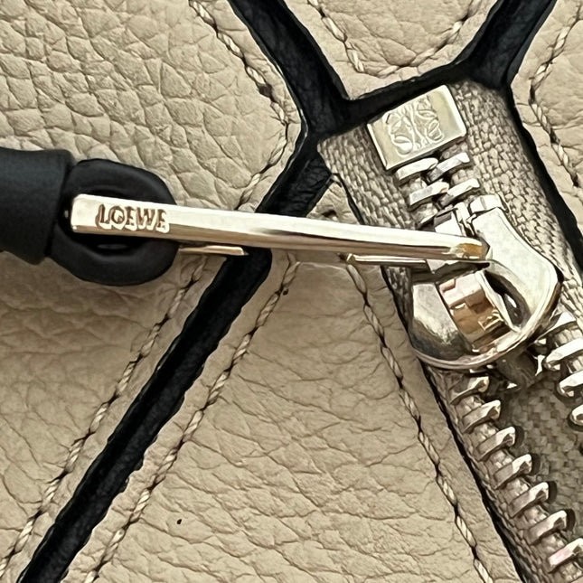 Loewe Puzzle Small Beige Herbarium Holiday Collection Calfskin Leather Crossbody Bag