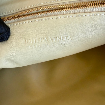 Bottega Veneta Jodie Small Lambskin Leather Beige Oats 36cm