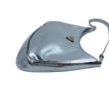 Sold Prada Cleo Silver leather shoulder bag