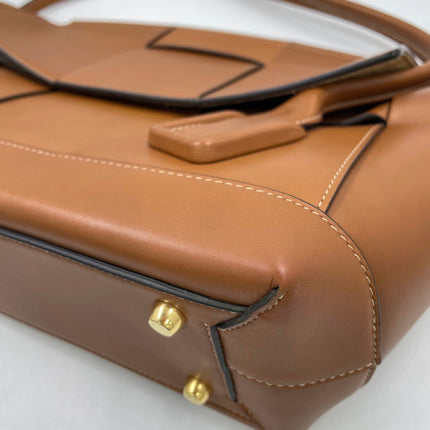 Bottega Veneta Arco Tote Bag Medium Tan Brown Leather 33