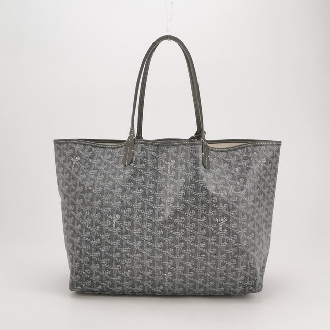 Goyard Saint Louis PM Tote 2018 Medium Grey Goyardine Canvas
