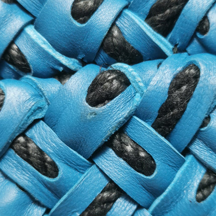 Bottega Veneta Cabat Tote Intreccio Leather Navy and Black 42cm