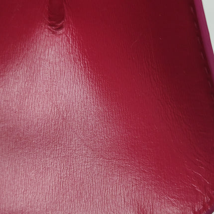 Delvaux Brilliant Mini Red Calfskin Leather Top Handle Crossbody Bag