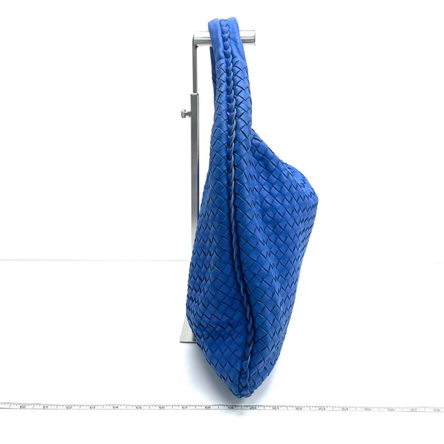 Bottega Veneta Hobo Bag Lambskin leather Royal Blue Medium 45cm