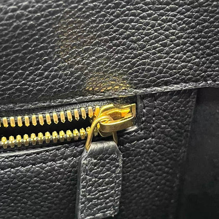 Gucci Jackie 1961 Black Large Pebbled Leather Shoulder Bag with Strap