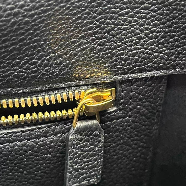 Gucci Jackie 1961 Black Large Pebbled Leather Shoulder Bag with Strap