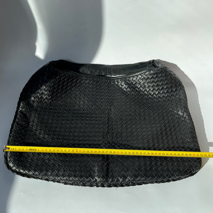 Bottega Veneta Veneta Hobo Maxi Black Leather 51cm