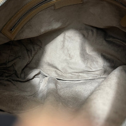 Sold Bottega Veneta Belly Hobo Intrecciato Lambskin Leather Camel Beige Large 50cm