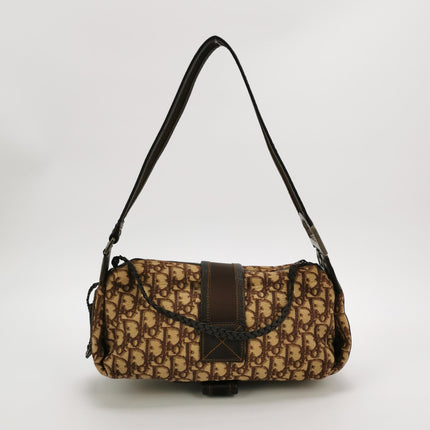 Dior Flight Medium Brown Oblique Monogram Shoulder Bag