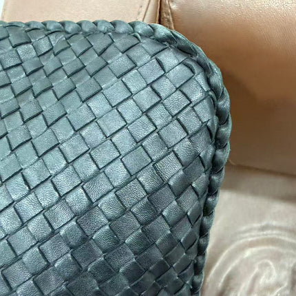 Bottega Veneta Veneta Intrecciato Hobo Bag Large Black Leather 47cm