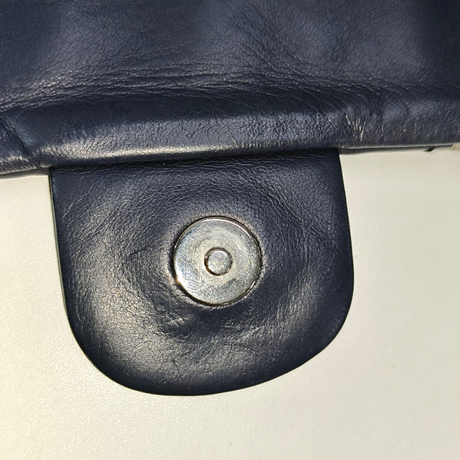 Chanel Tweed Square Stitch on Leather Bubble Grey Medium Shoulder Bag