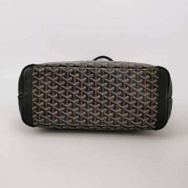 Goyard Artois GM Large Black French Bulldog Reinforced Corners and Zipper