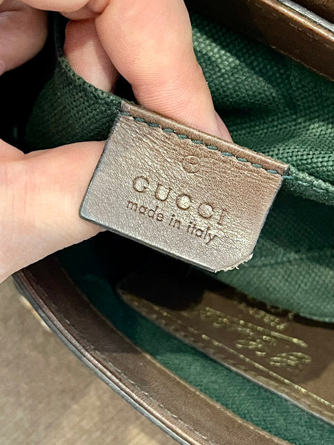 Gucci Horsebit 1955 Small Coffee Brown Leather Shoulder Bag