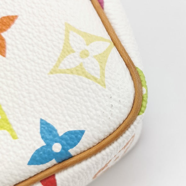 Louis Vuitton x Takashi Murakami Pochette Accessoire White Multicolor
