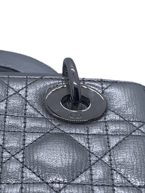 Sold Lady Dior ABCdior Small Silver Cannage Lambskin Handbag 29-MA-0157
