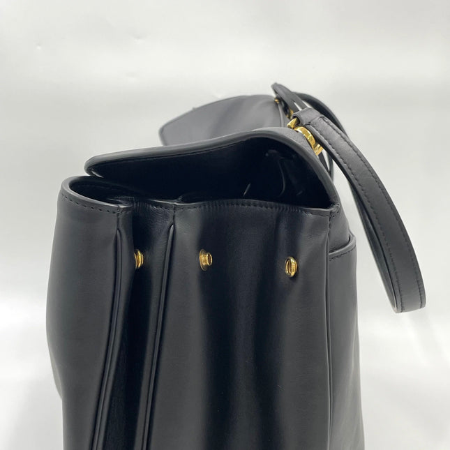Balenciaga Rodeo Large Black Calfskin Leather Two Way Bag
