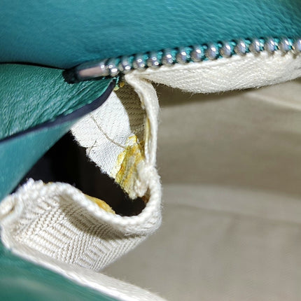 Loewe Puzzle Small Green Orange Stripes Crossbody Bag 2019