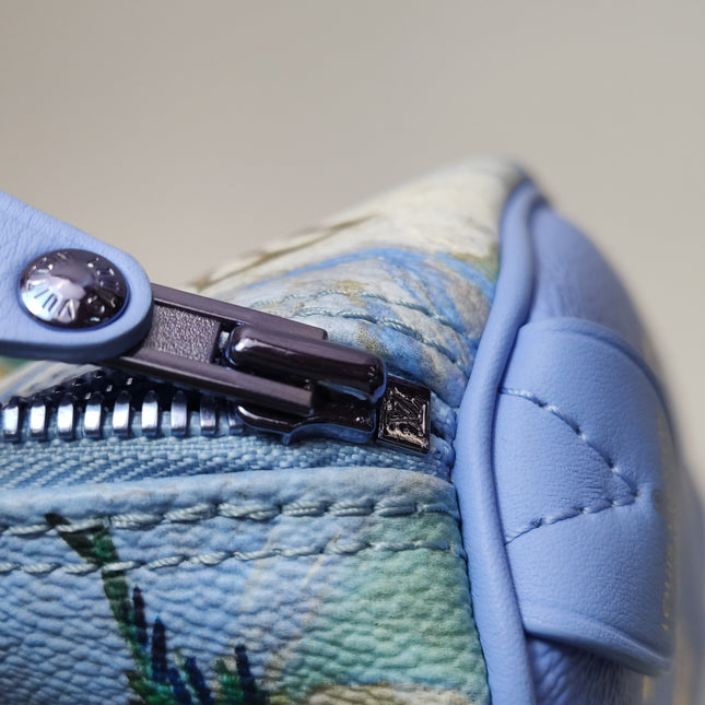 Louis Vuitton x Jeff Koons Speedy 30 Van Gogh Top Handle Bag