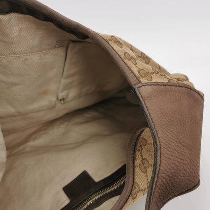 Gucci Jackie 1961 Soft Medium Brown Suede Leather and Monogram Web