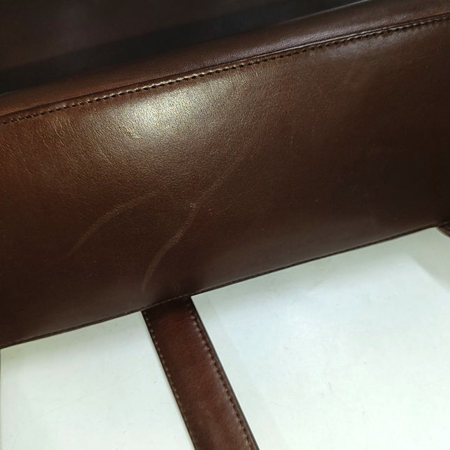 Chanel Vintage Backpack Tan Brown Calfskin Leather