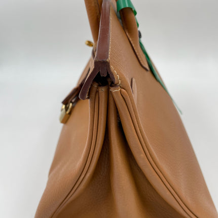 Hermes Birkin 40 Gold TC Clemence Leather Gold Hardware 1994