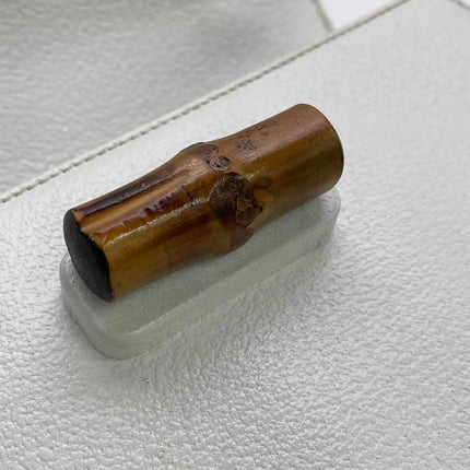 Gucci Bamboo 1947 Top Handle Bag White Grained Leather Medium