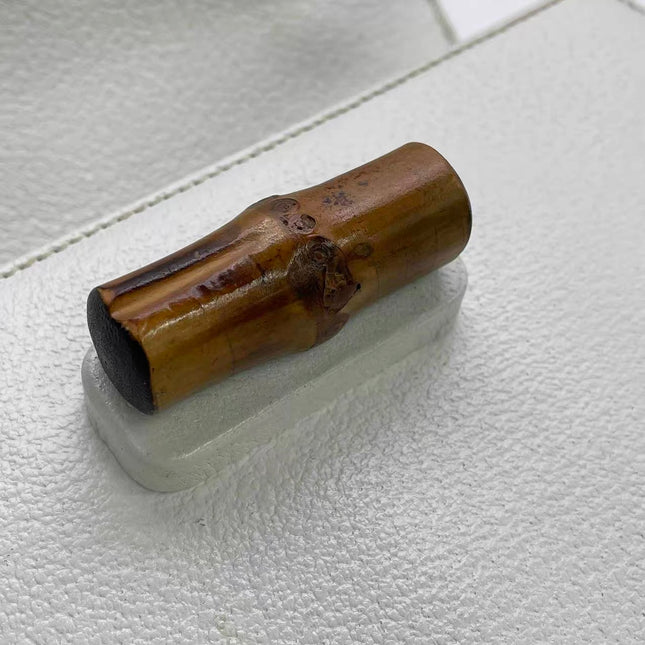 Gucci Bamboo 1947 Top Handle Bag White Grained Leather Medium