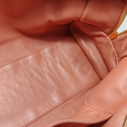 Loewe Amazona Medium 36 Light Coral Leather With Strap Goat Animal Lock