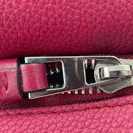 Loewe Puzzle bag small raspberry pink leather