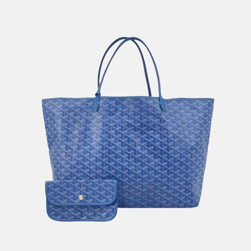 Goyard Saint Louis GM Tote Large Blue-Luxbags