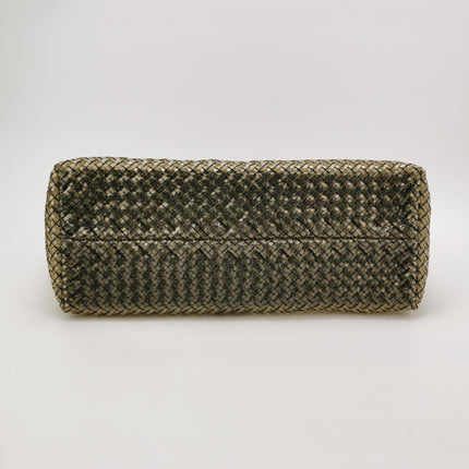 Bottega Veneta Cabat Large Intreccio Transparent Leather and PVC Tote Bag