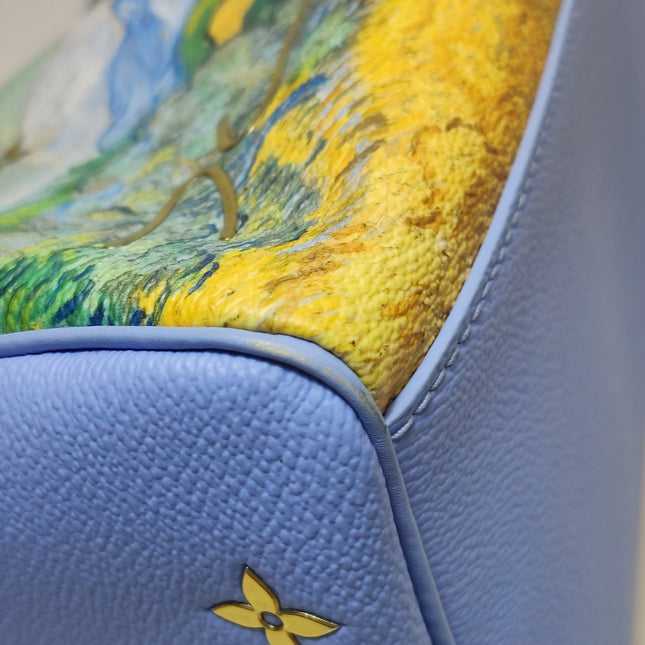 Louis Vuitton x Jeff Koons Speedy 30 Van Gogh Top Handle Bag