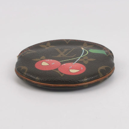 Louis Vuitton x Takashi Murakami Cherry on Monogram Coin Purse
