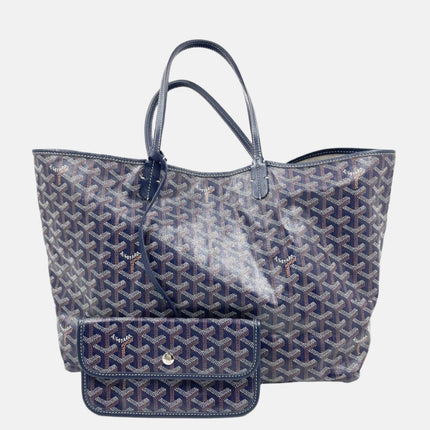 Goyard Saint Louis PM Tote Medium Navy-Luxbags
