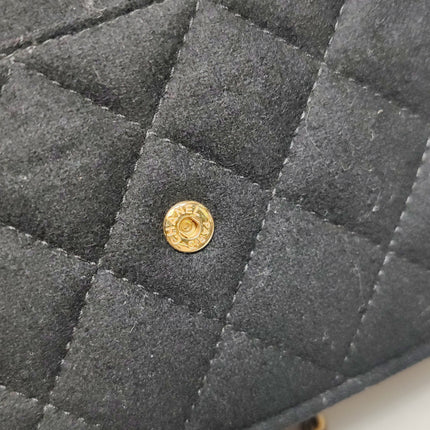 Chanel Wallet on Chain Métiers d'Art Paris-Hamburg 2018 Black Wool Nautical Charms