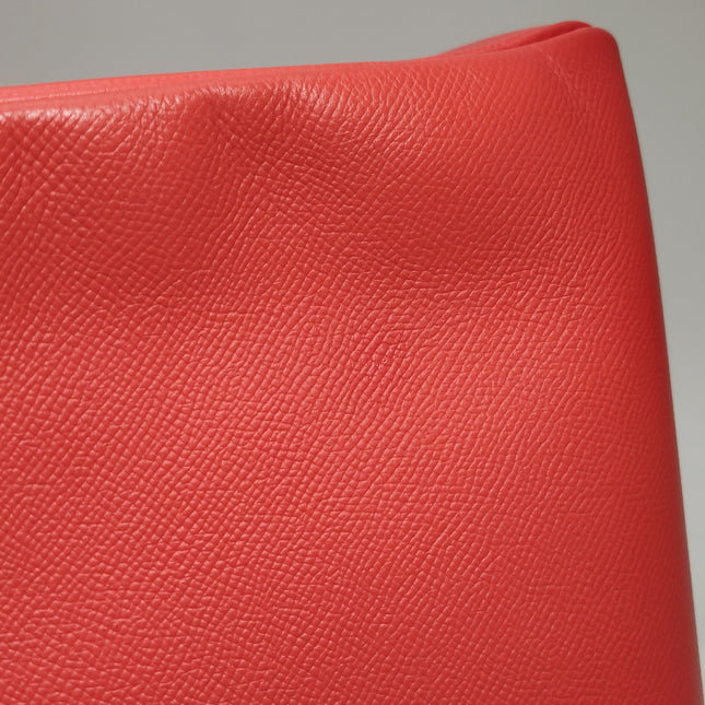 Hermes Kelly 28 Retourne Calfskin Leather Rose Exterior Brown Interior Gold Hardware Double Ring
