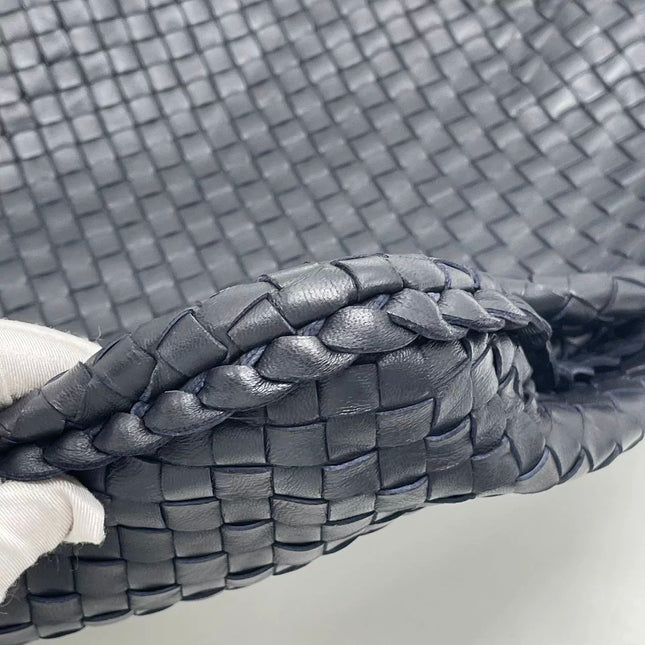 Bottega Veneta Hobo Maxi Midnight Navy Black leather 50cm